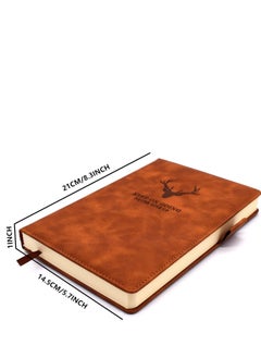 Excefore A5 Notebook Journal Hardcover Executive Diary with Premium Thick Paper, Orange  - Image 2