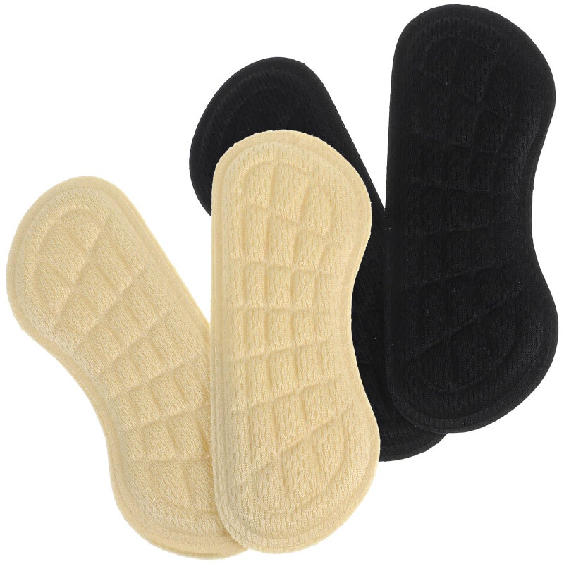 Self Adhesive Heel Pads 4 Pairs Gel Cushion Blister Protection For Men And Women - Image 2