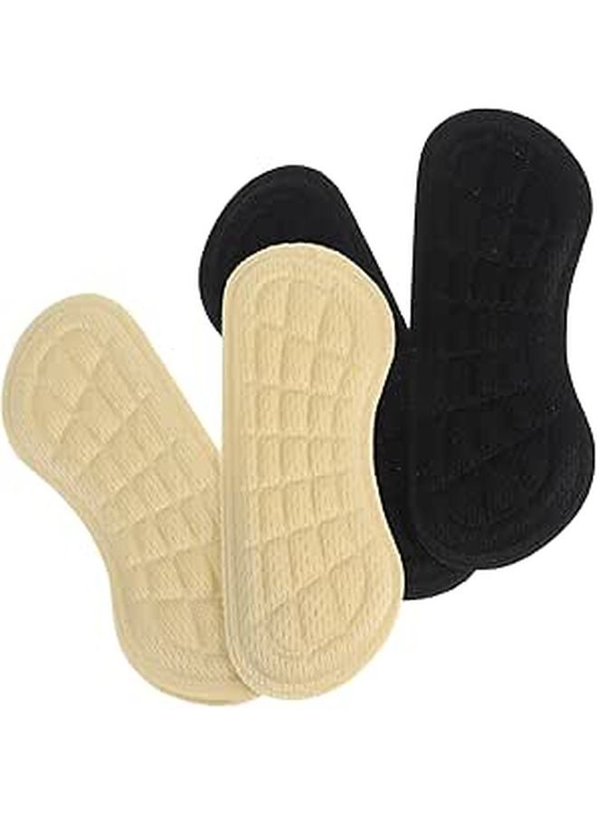 Self Adhesive Heel Pads 4 Pairs Gel Cushion Blister Protection For Men And Women - Image 1