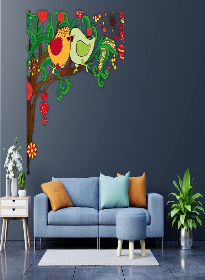 CVANU Beautiful Design Printed PVC Vinyl Wall Sticker for Decoration, Multicolour Size (70cmx70cm) Design O - Image 3
