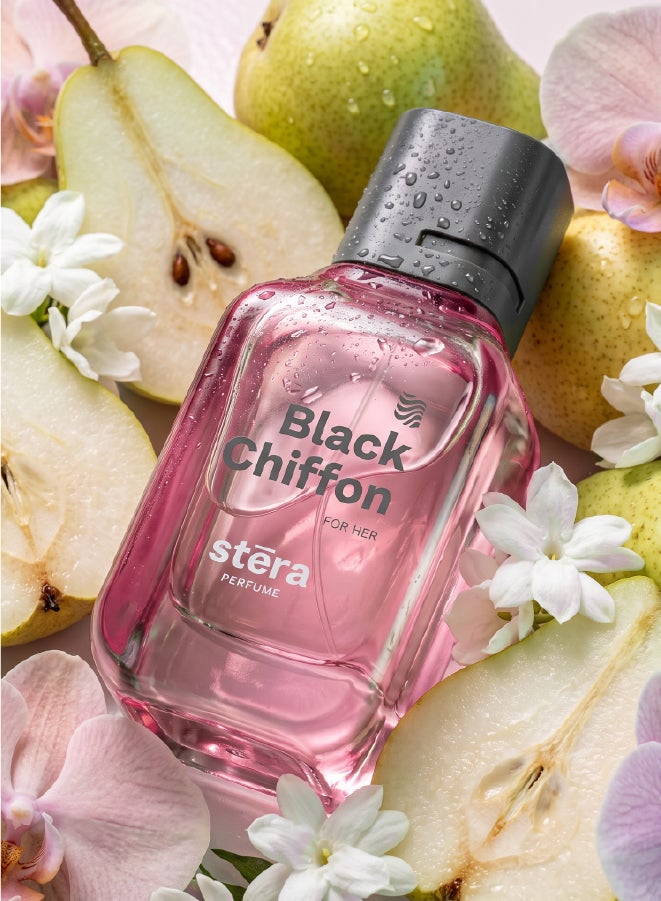 Stera Perfume PERFECT HARMONY Mixed Perfume Set of 4 - TOUCH WOOD (M) + VIVID RUSH (M) + SUN KISS (W) + BLACK CHIFFON (W) Eau De Parfum - 50ml (Each), Premium Gift Set - Image 5