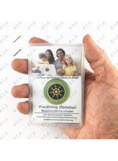 Export Quality Negative Ion Silicone Radiation Mobile Phone Sticker Quantum Shield OEM Custom-Color:Silver