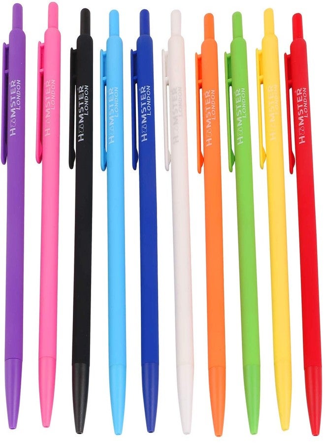 HAMSTER London Pure 10 Coloured Gel Ink Pen, Gel Ink Pens, Color Ink Pens, Pen for Gift, Pack of 10 - Image 4