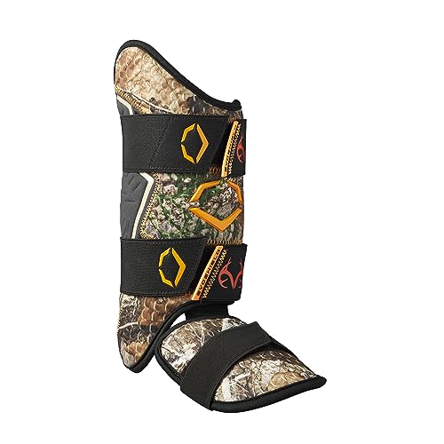 EvoShield XSRZ Realtree Edge Camo Batters Leg Guard Left Handed Hitter - Image 1