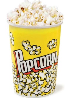 Star Pop Corn Cup 30 Pieces Disposable Leak-Free Stackable Paper Popcorn Cups Buckets Boxes Containers for Kids Party, Birthday, Movie Theater, Party Supplies, 46oz Cup  - Image 2