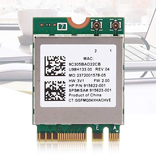 ASHATA WLAN Card Card,Network Card RTL8822BE Band 2.4G/5G M.2 Interface Support for Bluetooth 4.2,Support for 7, for 8 and for 10 System - Image 4