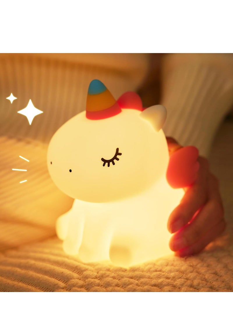 ELTRAZONE Adorable LED Rechargeable Night Light for Kids and Nursery with Remote Control, Soft Silicone Animal Design, Three Adjustable Warm Light Levels, Ideal for Breastfeeding and Bedside Use, Fun and Squishy Gift Idea for Children and Toddlers - Image 3
