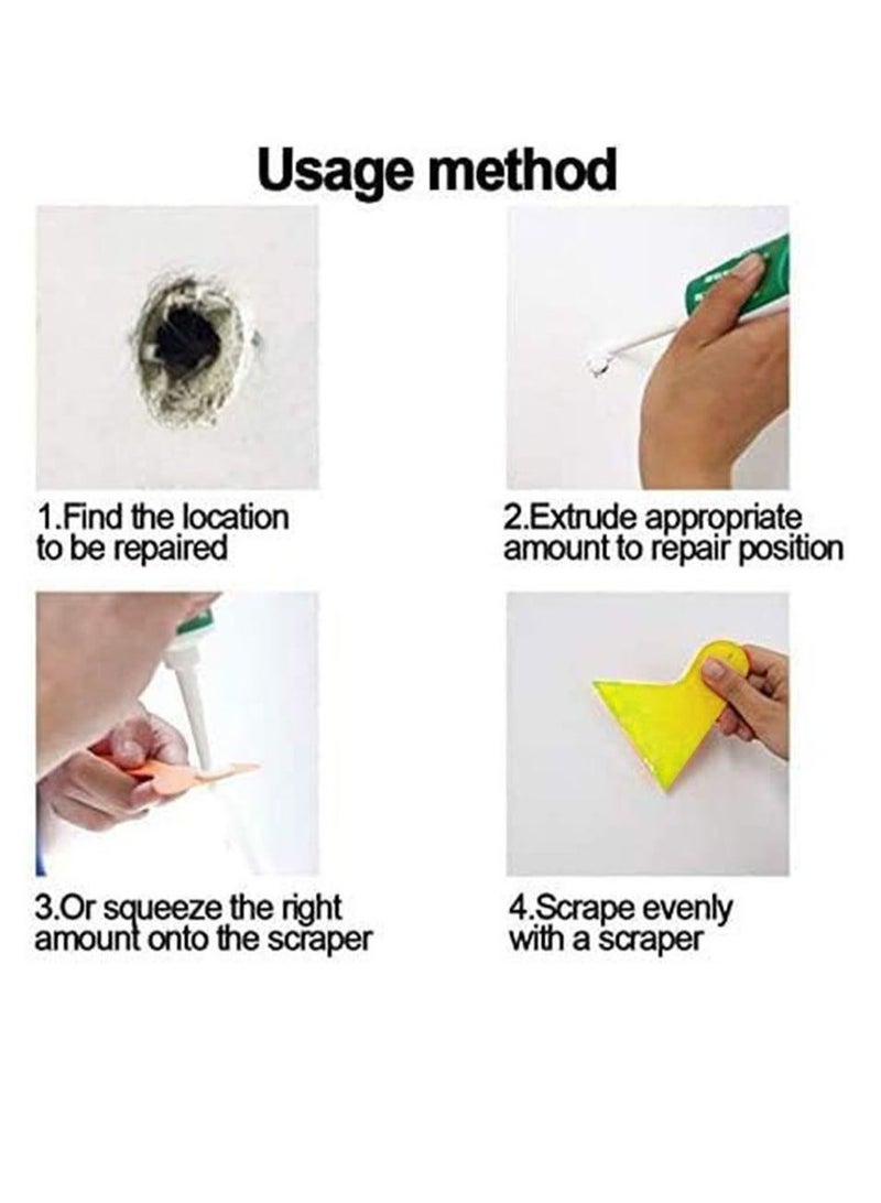 Wall Mending Agent Wall Crack Repair Cream Wall Mending Caulk Sealing Broken Hole Filler