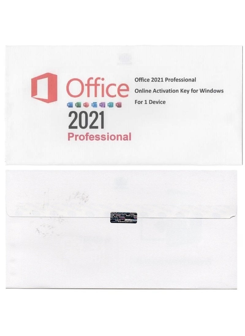 Microsoft - Office 2021 Professional | Retail Key | Global Online Activation for Windows - Image 1