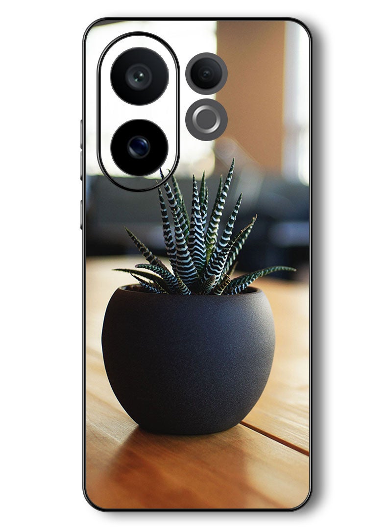 Theodor Case Compatible with Vivo V60 6.77 Inch Protection Shockproof Bumper Cover houseplant_pot_table - Image 1