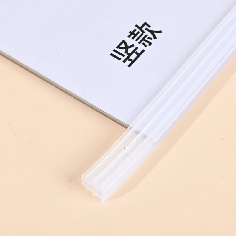 Acrylic Transparent Table Sign Double-Sided Thickened Conference Sign Wooden Display Sign Wooden Base Table Card - Image 5