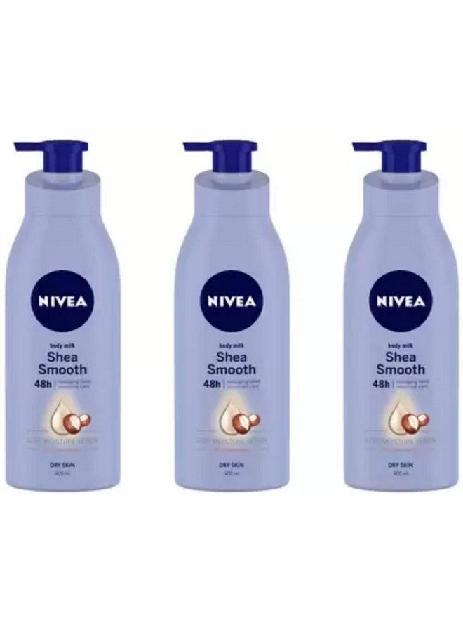نيفيا لوشن الجسم نيفيا سموث ميلك 400 مل (عبوة من 3 قطع) #60 (1200 مل) - Image 2