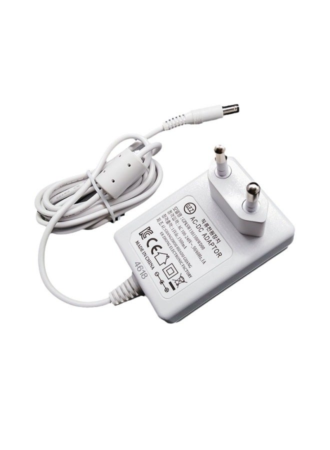13V1.5A Korean Gauge Power Adapter Wall Type Switching Power Socket-Color:White-Specification:Korean Regulations