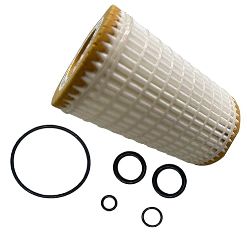 znakeauto Oil Filter Fits for Be nz C230 C240 CL500 CL550 CLK320 CLK350 CLS500 CLS550 E280 E300 G500 G550 GL450 GLK350 ML320 R350 S350 SL500 SLK280 Metal Free Replace Mann Engine Filter hu7185x - Image 1