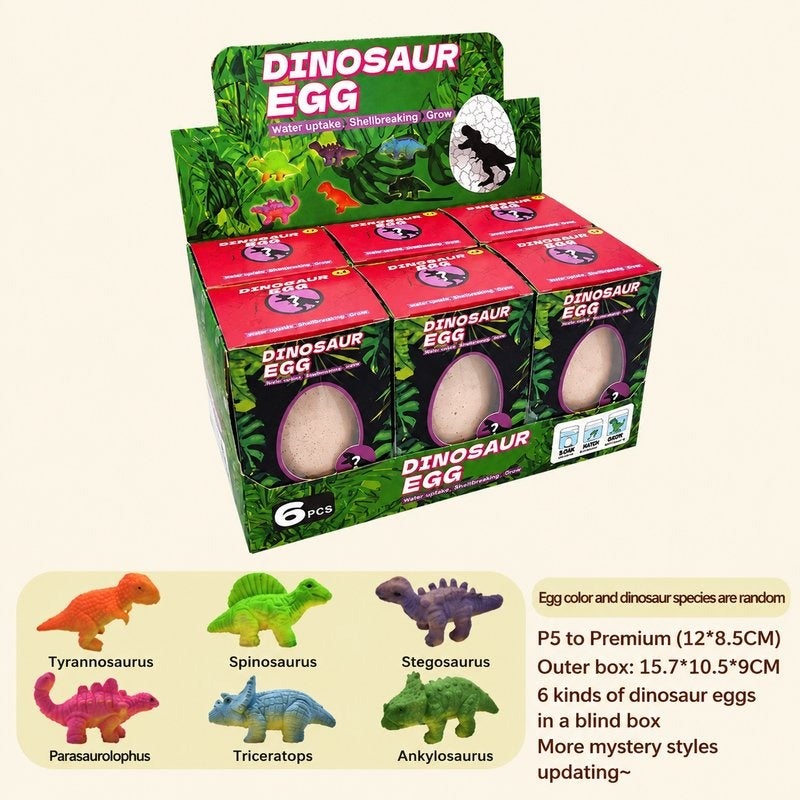 P5 Supreme Dinosaur Eggs - Cartoon Design [6 pieces] - Image 1