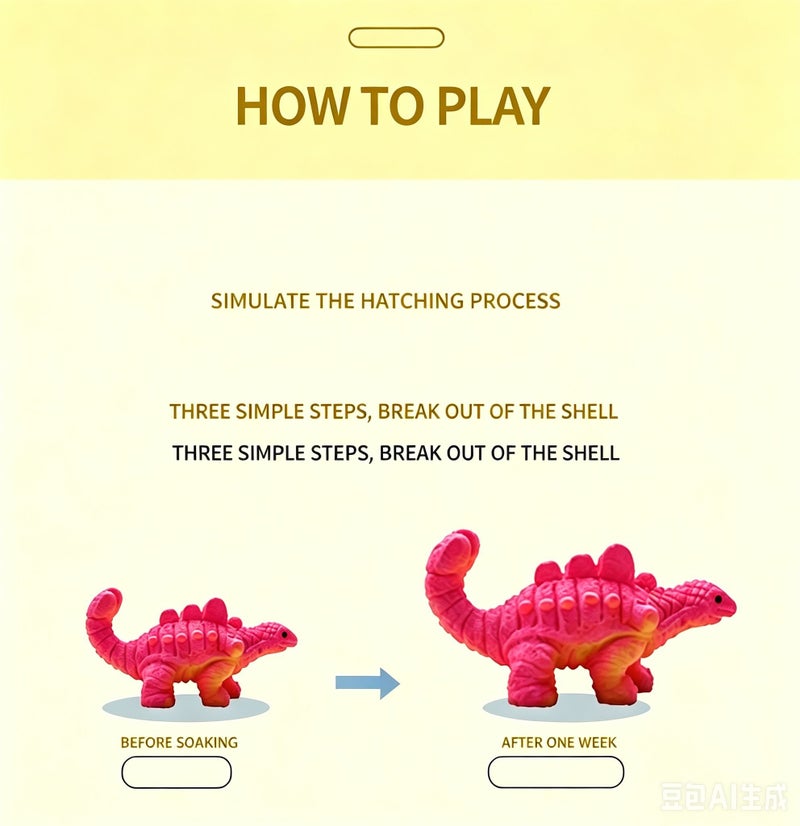 P5 Supreme Dinosaur Eggs - Cartoon Design [6 pieces] - Image 5