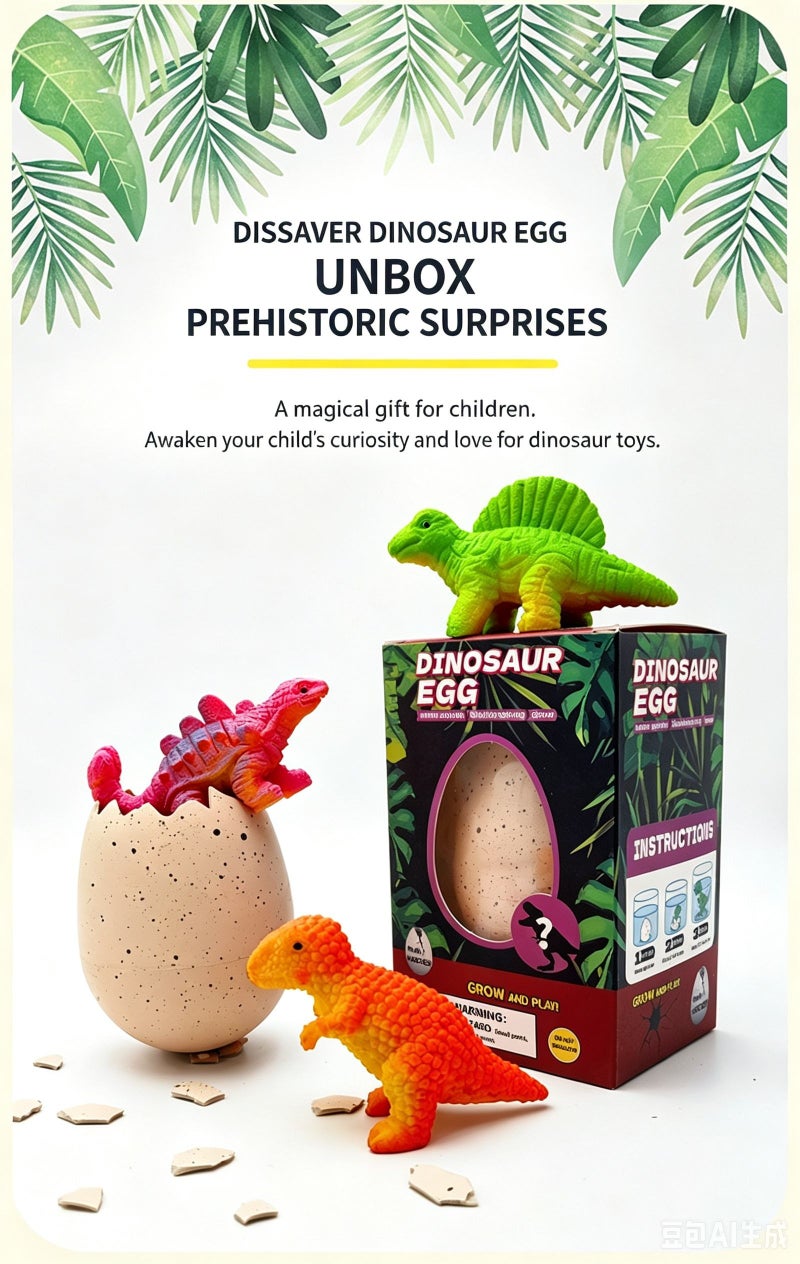 P5 Supreme Dinosaur Eggs - Cartoon Design [6 pieces] - Image 3