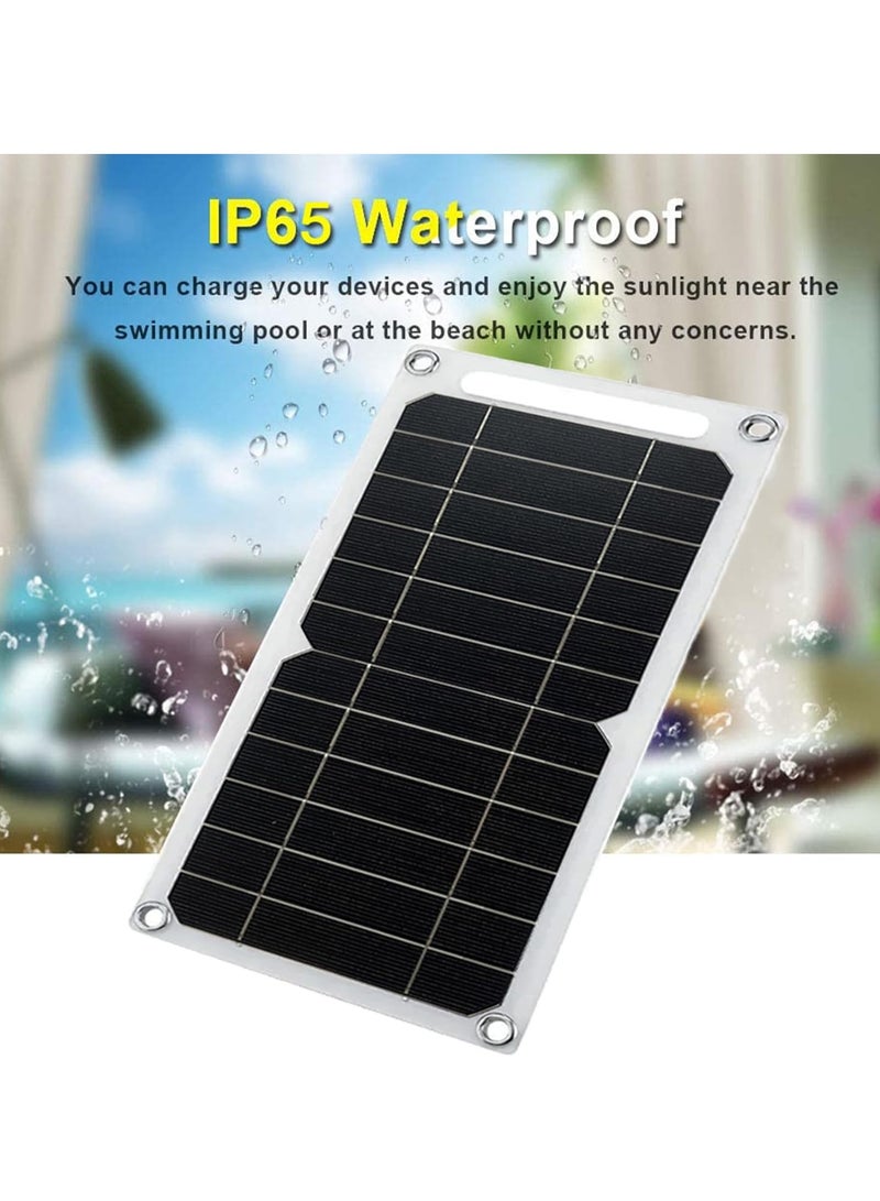 Generic 2 pcs Mini 5V 6W USB Solar Panel, Portable 5 Volt 6 Watt High Efficiency Mono-Crystalline Solar Panel Battery Charger for Mobile Phone Mobile Power Camera Fan Camping Lights  - Image 5