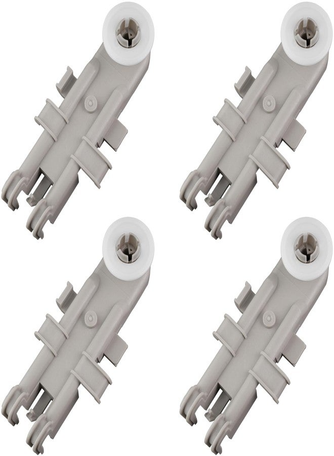 YEGRUEB 8268743 Dishwasher Upper Rack Wheel Replacement, Fit for Whirlpool Kenmore KitchenAid Dishwashers Top Rack Parts WP8268655 (Pack of 4) - Image 1