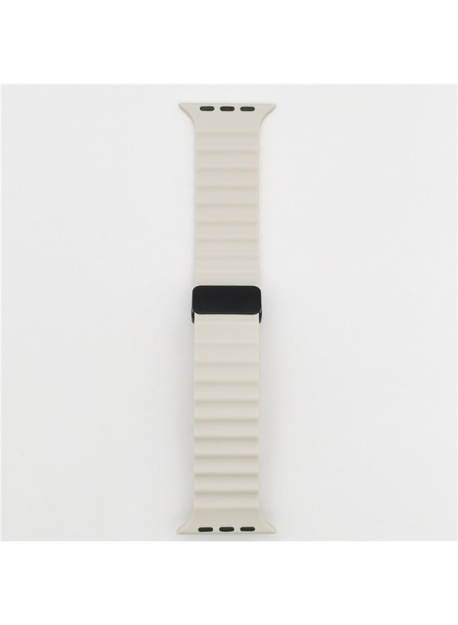 Suitable For Apple Iwatch10ultra Ocean Folding Silicone Strap Generation 6789se2 Summer Sports Strap 