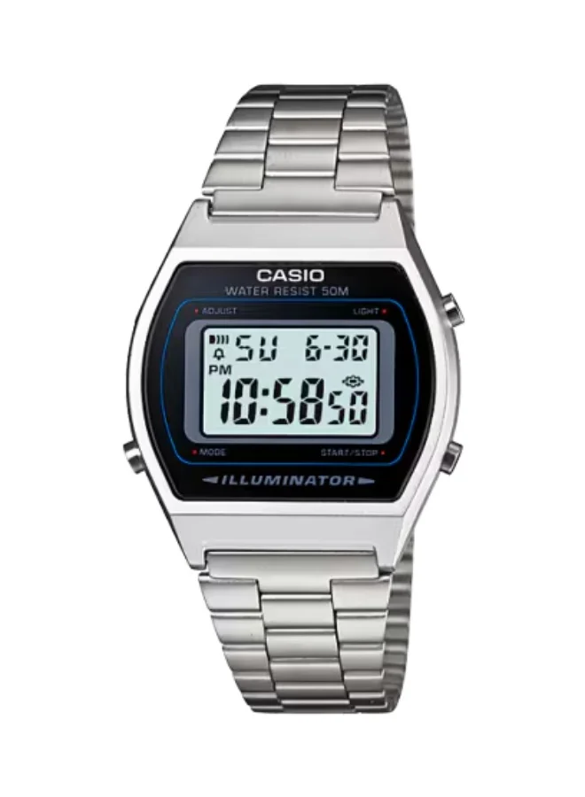 CASIO Stainless Steel Digital Watch B640WD-1AVDF - 35 mm