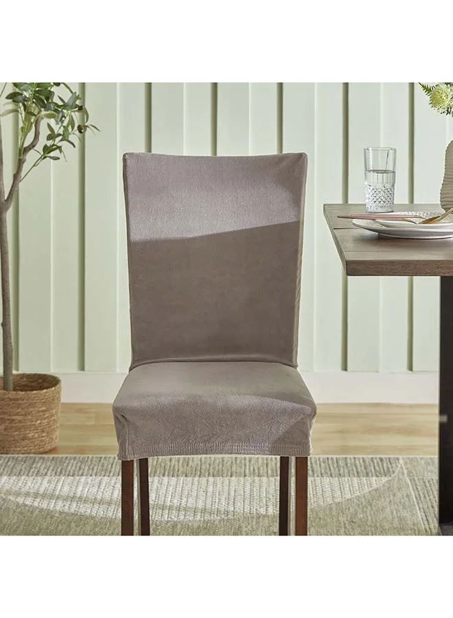 Home Box Veloura Velveteen Chair Cover