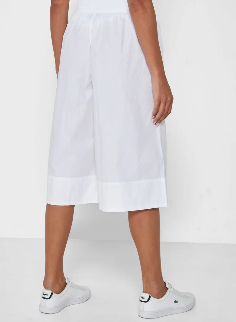 Lacoste L!VE Wide Leg Logo Culottes