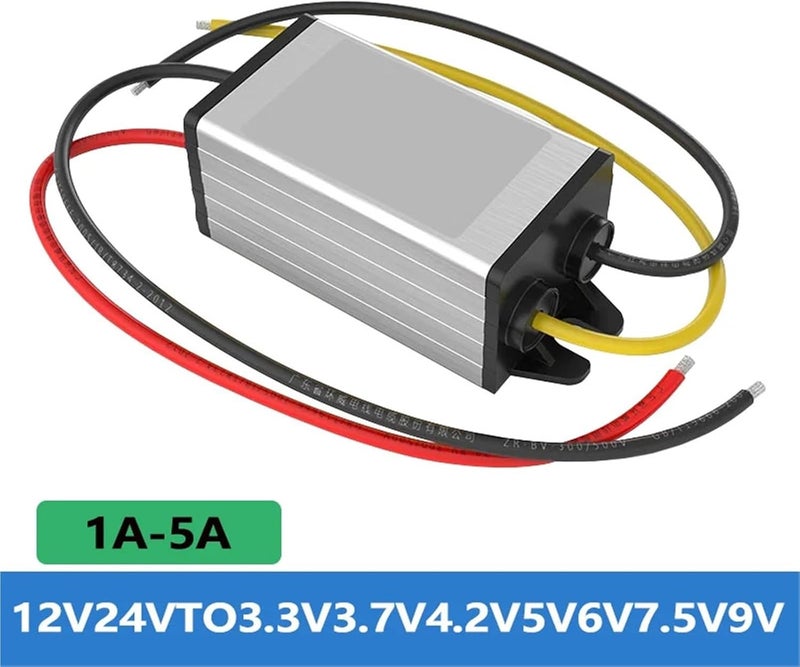 12V24V to 3.3V3.7V4.2V5V6V7.5V9V1A2A3A4A5A Step-Down Power Converter Vehicle Mounted(Output 3A,3.3V) - Image 3