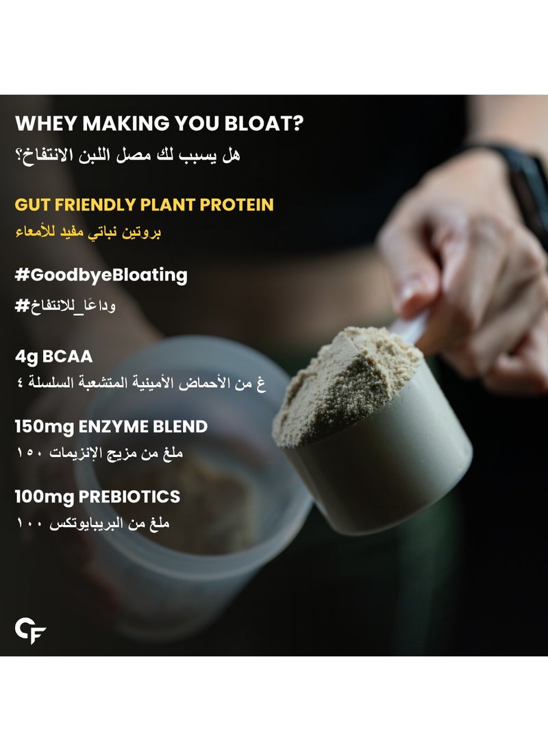 CARBAMIDE FORTE Carbamide Forte Vegan Protein Powder - Plant Based Protein Powder with Multivitamin, Minerals, Superfoods, Pea Protein, Digestive Enzymes | Plant Protein Powder - Alphonso Mango Flavour - 500g  - Image 3