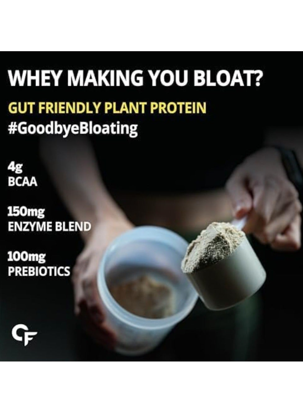 Carbamide Forte Vegan Protein Powder - Plant Based Protein Powder With Multivitamin, Minerals, Superfoods, Pea Protein, Digestive Enzymes | Plant Protein Powder - Alphonso Mango Flavour - 500G