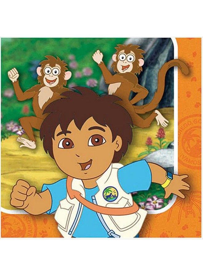 Amscan Go Diego Go! Beverage Napkins 16 Ct - Image 2
