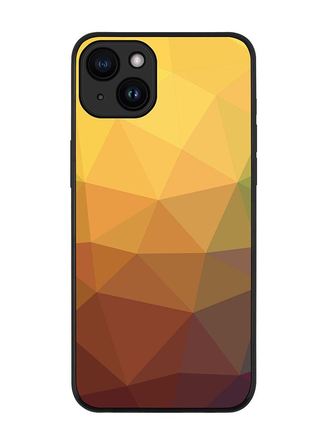 Stylizedd Cover for iPhone 15 Plus Case Rugged Black Slim fit Soft Flexible Anti Drop TPU Gel Thin Protective Phone Cases - Golden Nugget - Image 1