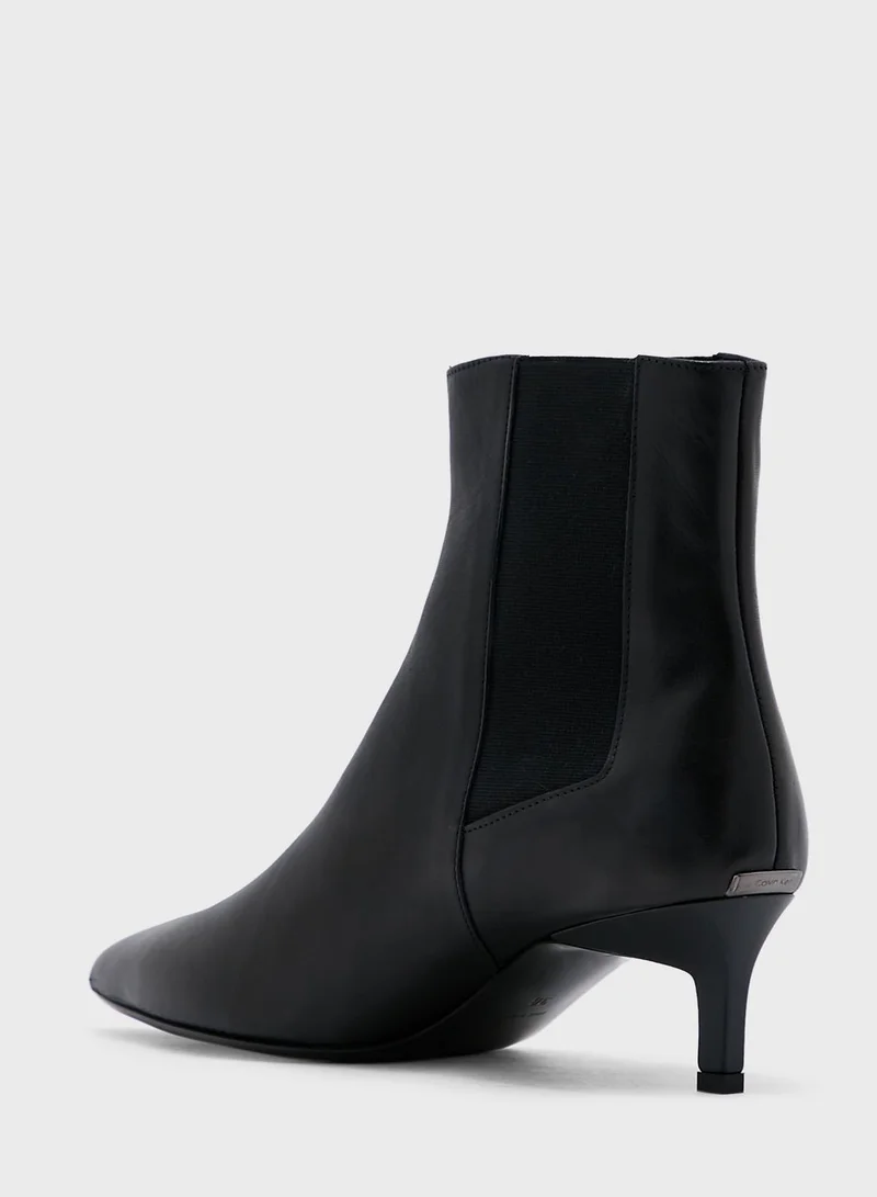 CALVIN KLEIN Chelsea Kitten Heel Boots