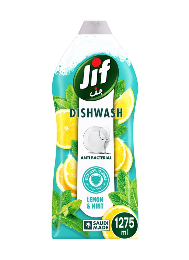Jif Lemon & Mint Antibacterial Dishwashing Liquid - Image 1