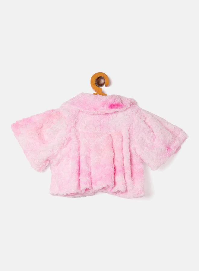 Stylo Bug Faux Fur Design Cropped Shrug - Image 3