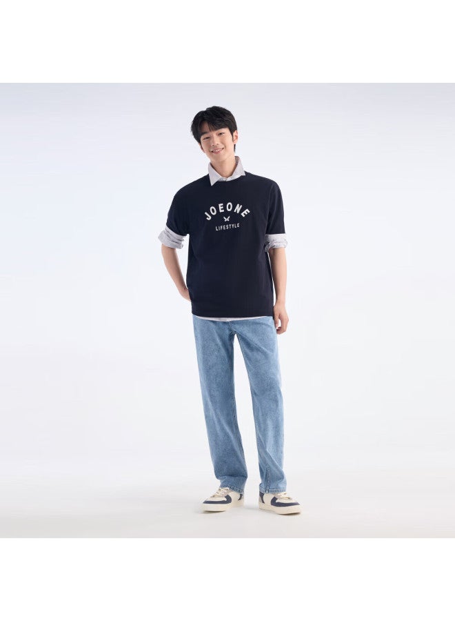 Joeone Men's Jeans Air Denim Basic Edition Summer Thin Lightweight Comfortable Pants Men - Image 2