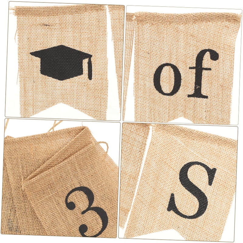 Graduation Banner Decorative Hanging Banner for Party Photo Prop Backdrop - Image 4