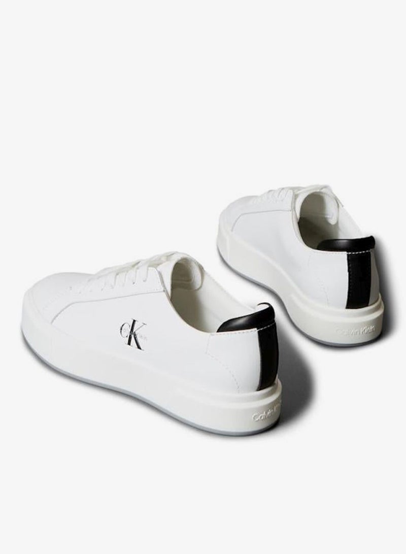 CALVIN KLEIN Premier - Leather Signature Trainers - Image 4