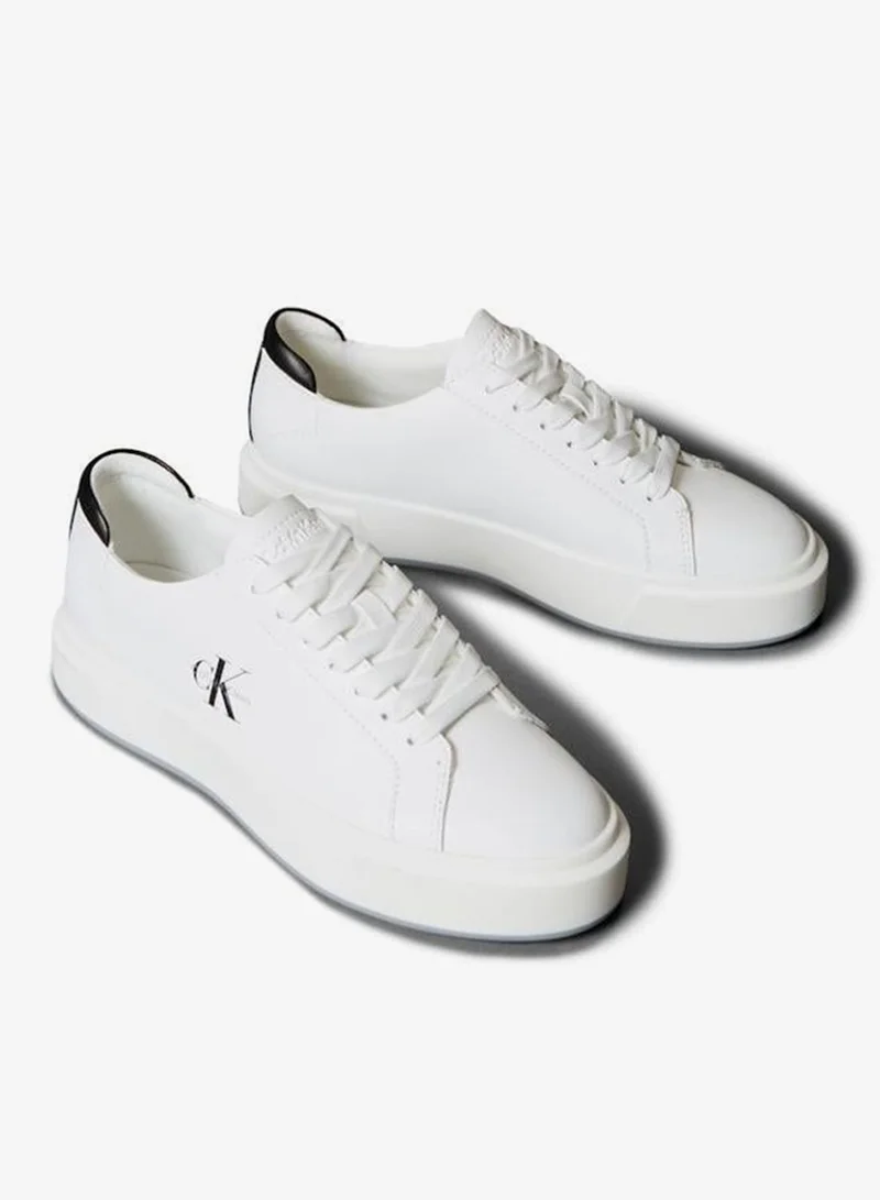 CALVIN KLEIN  Premier - Leather Signature Trainers for Women | Best Price UAE