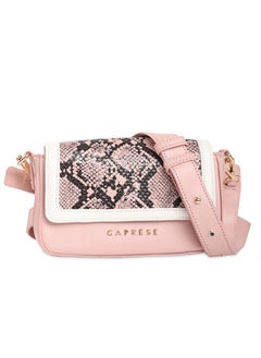 CAPRESE Caprese Ellis Snakeskin print Pink Faux Leather Small Sling Bag  - Image 1