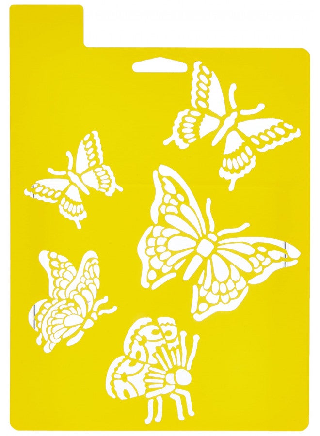 Mod Podge Delta Creative Stencil Mania Stencil, 7 by 10-Inch, 970820710 Butterflies - Image 2