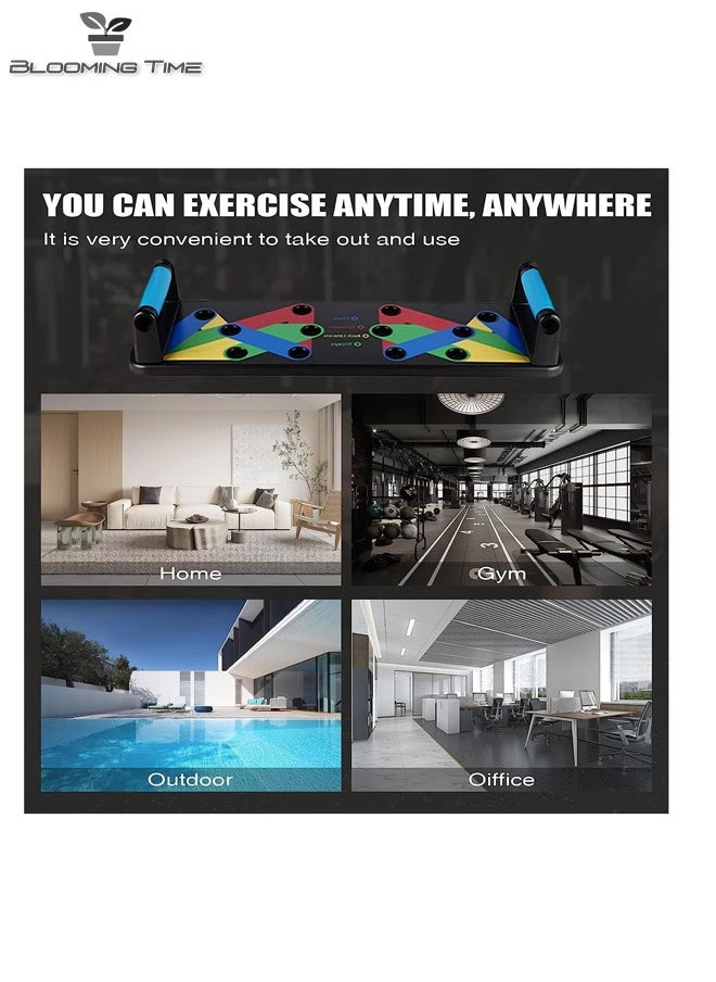 BLOOMING TIME Multi-Function Push-Up Training Support For Chest Muscles And Abs   60*6*19cm  - Image 3
