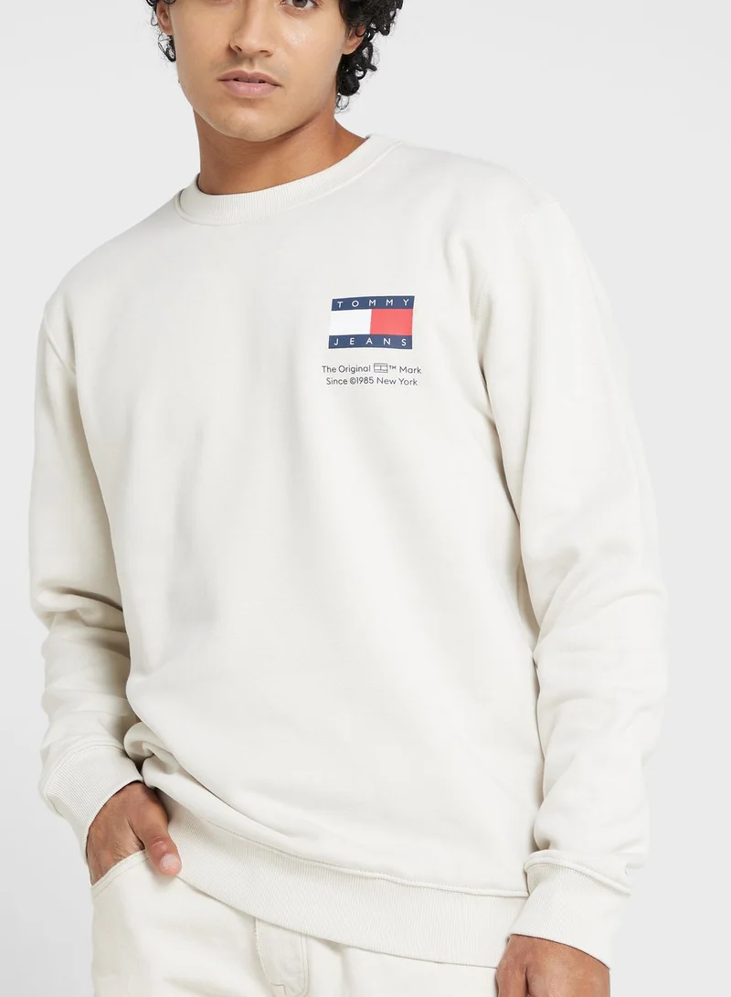 TOMMY JEANS Monogram Crew Neck Sweatshirt