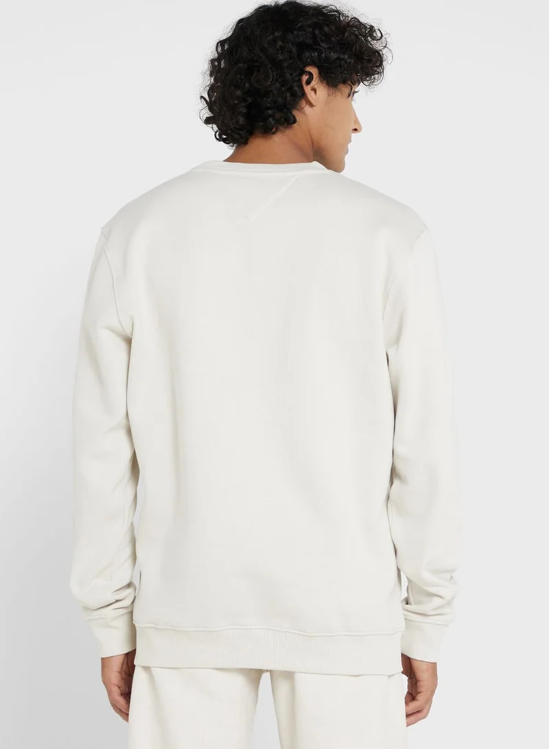 TOMMY JEANS Monogram Crew Neck Sweatshirt