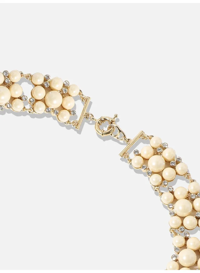 SOHI Designer Statement Stone Artificial Necklace Jewellery