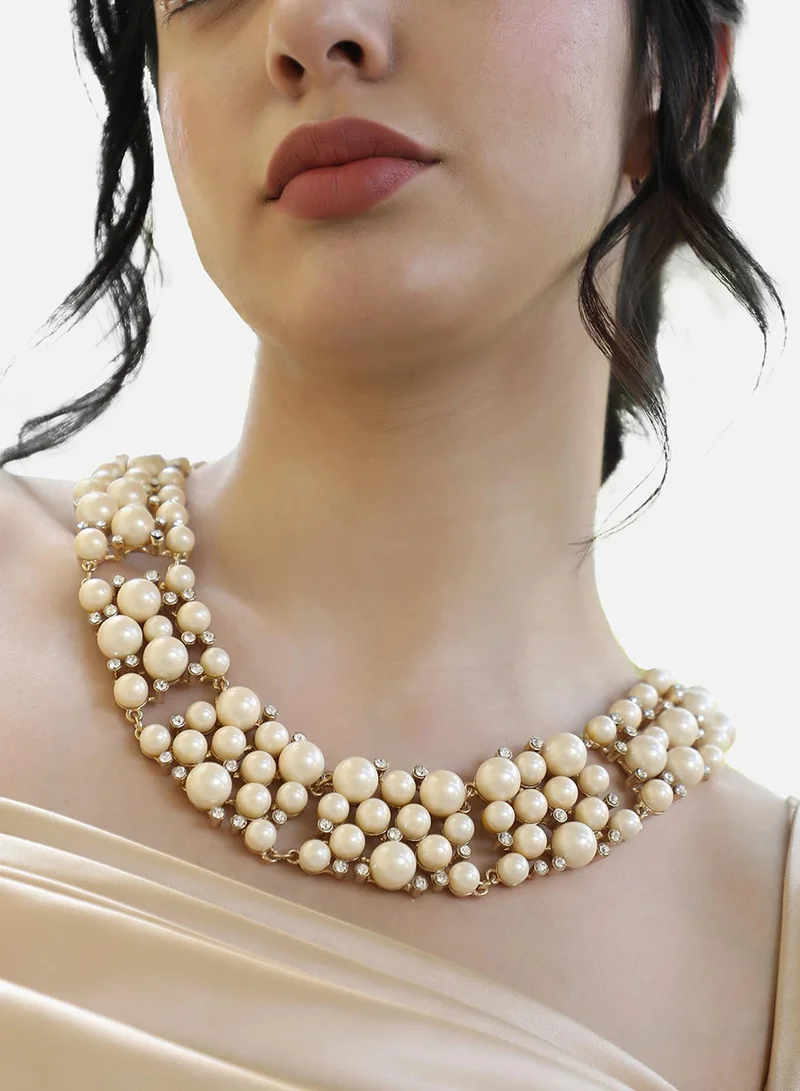 SOHI Designer Statement Stone Artificial Necklace Jewellery