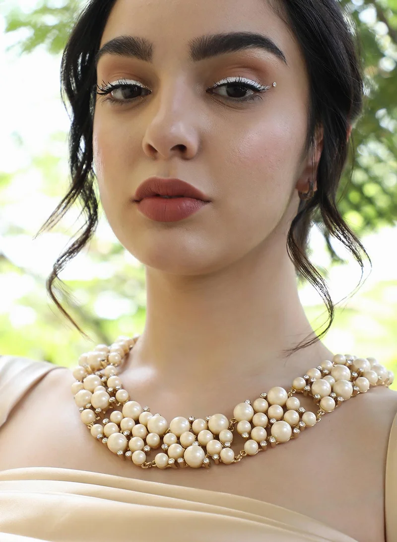 SOHI Designer Statement Stone Artificial Necklace Jewellery