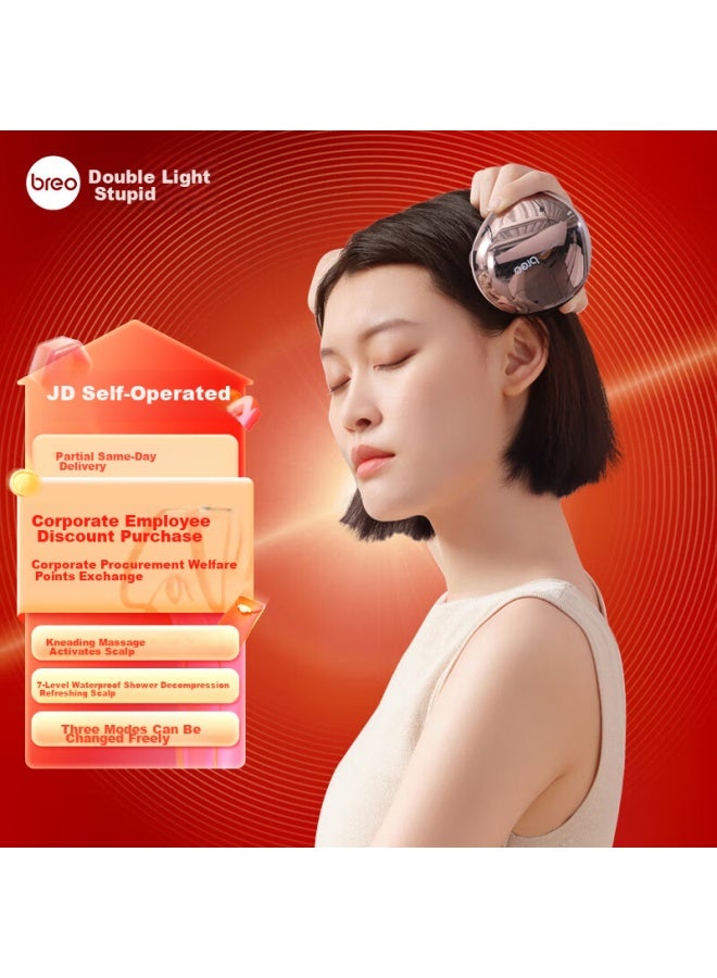 بريو Breo Scalp Massager, Scalpmini Head Electric Massage Device, مشط تدليك بمخالب، مقاوم للماء، مناسب للاستحمام، مزيل للتوتر ومنعش، هدية عيد ميلاد، هدية عيد المرأة في 8 مارس - Image 1