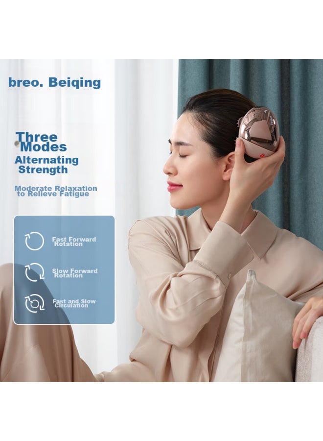 بريو Breo Scalp Massager, Scalpmini Head Electric Massage Device, مشط تدليك بمخالب، مقاوم للماء، مناسب للاستحمام، مزيل للتوتر ومنعش، هدية عيد ميلاد، هدية عيد المرأة في 8 مارس - Image 3