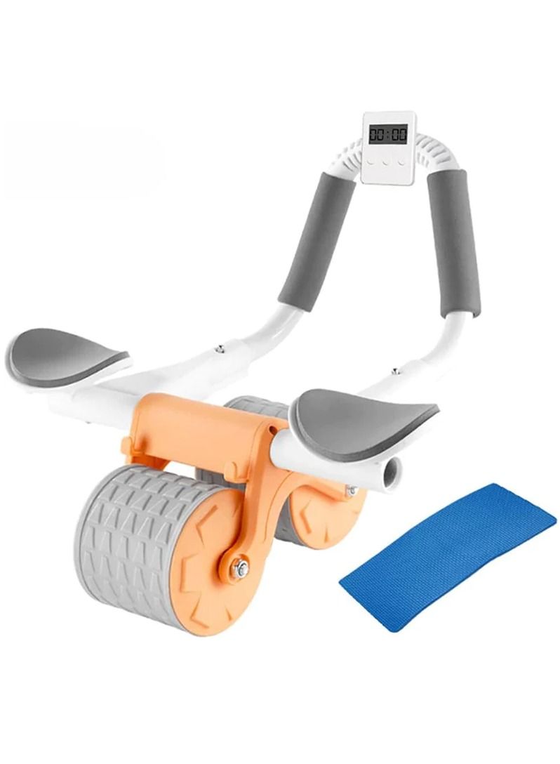 DubaiGallery Ab Abdominal Roller Wheel With Elbow Support Core Strength Training For Abs Workout Exercise Wheels For Home Gym, Fitness Equipment For Core Workout With Knee Pad Accessories - Image 3